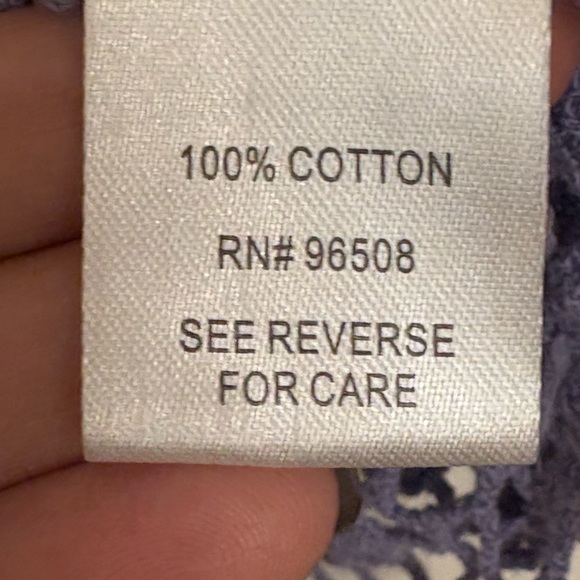 F.A.N.G Lavender Y2K Crochet Lace Tank Top Floral Knit Boho Festival Small - Picture 6 of 7